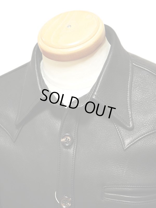 画像5: 【 Y'2 LEATHER（ワイツーレザー） 】  ウエスタンヨークディアスキンシャツ [ 鹿革 ]　[ カタログ未掲載 ]