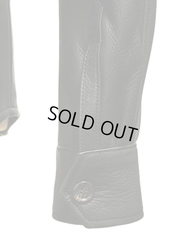 画像8: 【 Y'2 LEATHER（ワイツーレザー） 】  ウエスタンヨークディアスキンシャツ [ 鹿革 ]　[ カタログ未掲載 ]