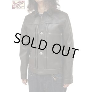 画像: 【 Y'2 LEATHER（ワイツーレザー） 】　Horse Hide 1st Type Jacket WW2 Model [ BLACK (Tea Core) ] [ 馬革 ]