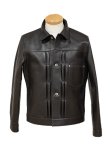 画像3: 【 Y'2 LEATHER（ワイツーレザー） 】　Horse Hide 1st Type Jacket WW2 Model [ BLACK (Tea Core) ] [ 馬革 ]