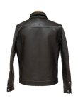 画像4: 【 Y'2 LEATHER（ワイツーレザー） 】　Horse Hide 1st Type Jacket WW2 Model [ BLACK (Tea Core) ] [ 馬革 ]