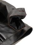 画像10: 【 Y'2 LEATHER（ワイツーレザー） 】　Horse Hide 1st Type Jacket WW2 Model [ BLACK (Tea Core) ] [ 馬革 ]