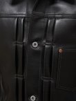 画像7: 【 Y'2 LEATHER（ワイツーレザー） 】　Horse Hide 1st Type Jacket WW2 Model [ BLACK (Tea Core) ] [ 馬革 ]