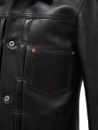 画像8: 【 Y'2 LEATHER（ワイツーレザー） 】　Horse Hide 1st Type Jacket WW2 Model [ BLACK (Tea Core) ] [ 馬革 ]