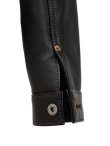 画像9: 【 Y'2 LEATHER（ワイツーレザー） 】　Horse Hide 1st Type Jacket WW2 Model [ BLACK (Tea Core) ] [ 馬革 ]
