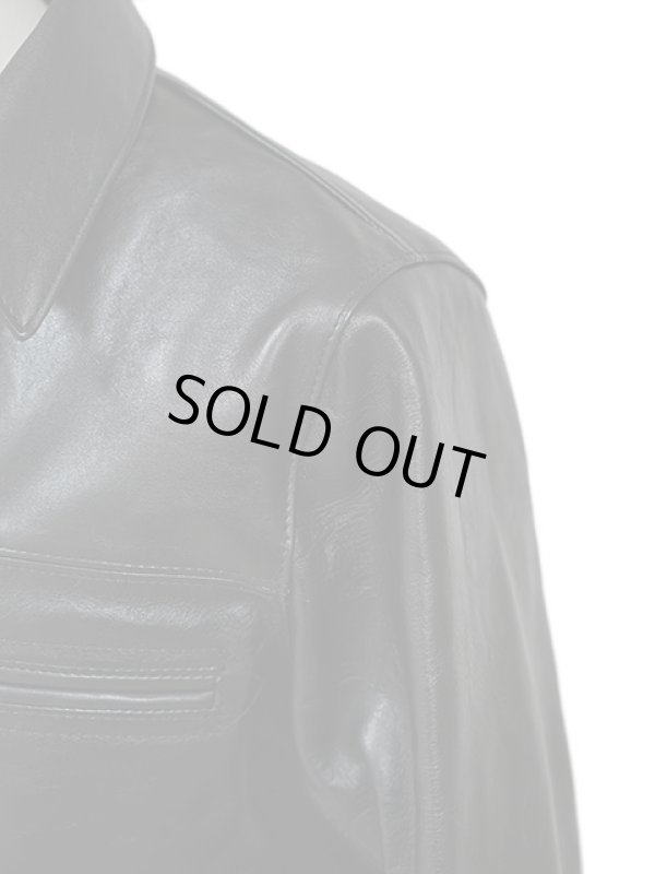 画像9: 【 LUA×Y'2 LEATHER（ルア×ワイツーレザー） 】 　別注ホースハイドカーコート [ Semi Aniline Horse (丘染め) ]【 限定モデル 】