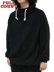 画像1: 【 FULLCOUNT（フルカウント） 】　タートルネックスウェット　[ FLO Off Turtleneck Sweatshirts ] [ FULOCOUNT (フロカウント) ] [ BLACK ]