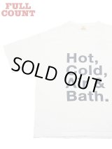 画像: 【 FULLCOUNT（フルカウント） 】　プリントTシャツ　[ Print T-Shirt ] [ Hot,Cold,Air＆Bath. ] [ [ FULOCOUNT (フロカウント) ] ]【 メール便可 】 