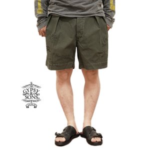画像: 【 GYPSY & SONS（ジプシー&サンズ） 】 M52 フレンチチノショーツ　[ MEMORIAL M52 FRENCH SHORTS ] [ Charcoal ]