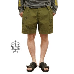 画像: 【 GYPSY & SONS（ジプシー&サンズ） 】 M52 フレンチチノショーツ　[ MEMORIAL M52 FRENCH SHORTS ] [ Khaki ]