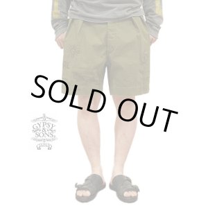 画像: 【 GYPSY & SONS（ジプシー&サンズ） 】 M52 フレンチチノショーツ　[ MEMORIAL M52 FRENCH SHORTS ] [ Khaki ]