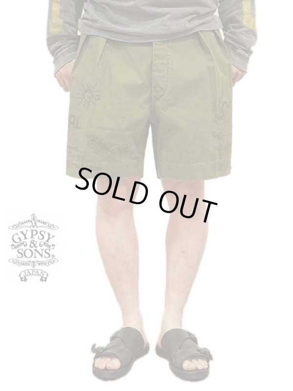 画像1: 【 GYPSY & SONS（ジプシー&サンズ） 】 M52 フレンチチノショーツ　[ MEMORIAL M52 FRENCH SHORTS ] [ Khaki ]