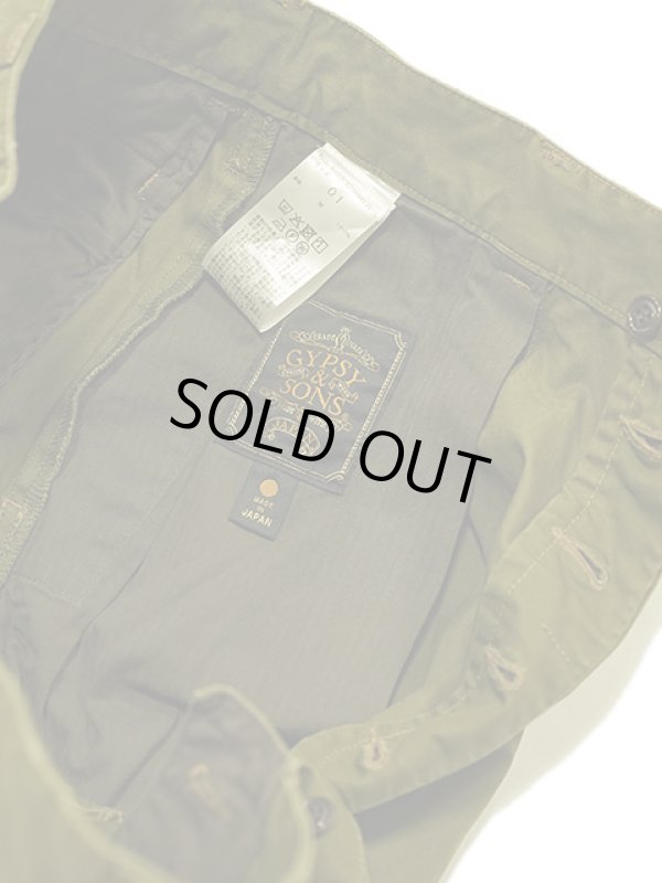 画像8: 【 GYPSY & SONS（ジプシー&サンズ） 】 M52 フレンチチノショーツ　[ MEMORIAL M52 FRENCH SHORTS ] [ Khaki ]