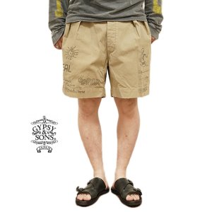 画像: 【 GYPSY & SONS（ジプシー&サンズ） 】 M52 フレンチチノショーツ　[ MEMORIAL M52 FRENCH SHORTS ] [ Beige ]