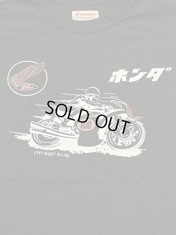 画像4: 【 GYPSY & SONS（ジプシー&サンズ） 】　HONDA × GS BAGGY TEE [ RACER ] [ BLACK ] 【 メール便可 】