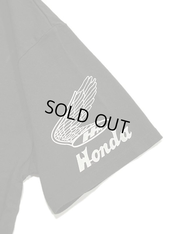 画像6: 【 GYPSY & SONS（ジプシー&サンズ） 】　HONDA × GS BAGGY TEE [ RACER ] [ BLACK ] 【 メール便可 】
