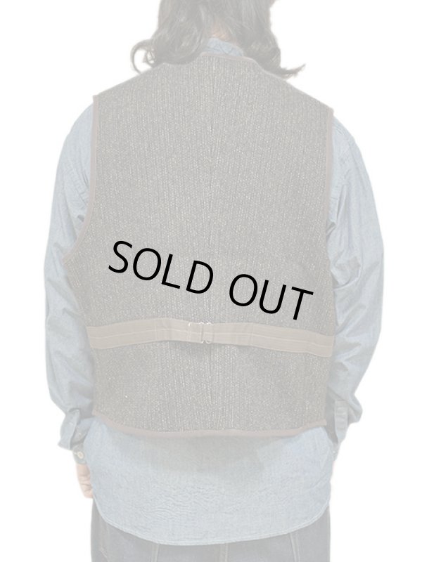 画像2: 【 GYPSY & SONS（ジプシー&サンズ） 】　ビーチクロスベスト　[ BEACH CROTH WAIST COAT ] [ D.BROWN ]