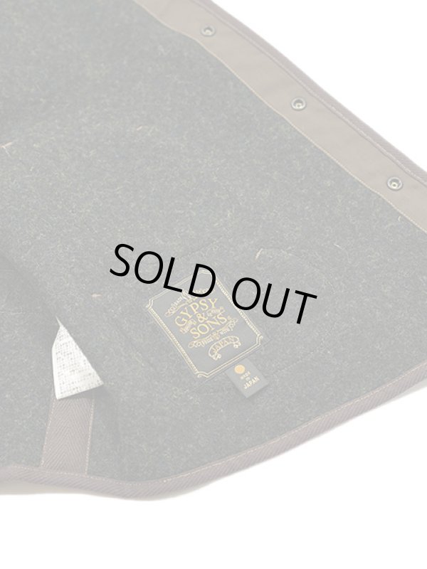 画像8: 【 GYPSY & SONS（ジプシー&サンズ） 】　ビーチクロスベスト　[ BEACH CROTH WAIST COAT ] [ D.BROWN ]