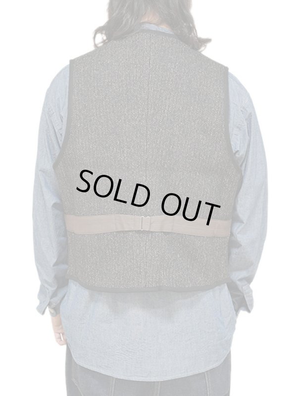 画像2: 【 GYPSY & SONS（ジプシー&サンズ） 】　ビーチクロスベスト　[ BEACH CROTH WAIST COAT ] [ BLACK ]