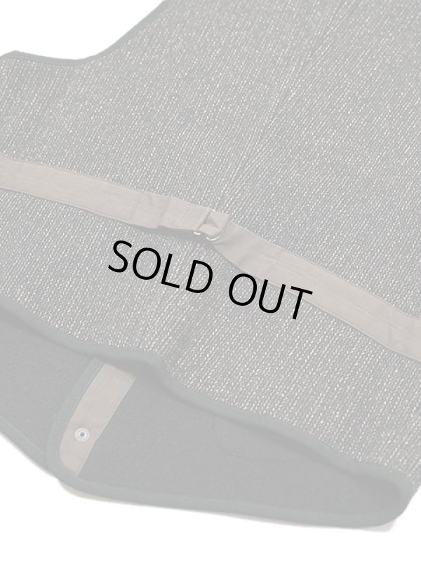 画像7: 【 GYPSY & SONS（ジプシー&サンズ） 】　ビーチクロスベスト　[ BEACH CROTH WAIST COAT ] [ BLACK ]