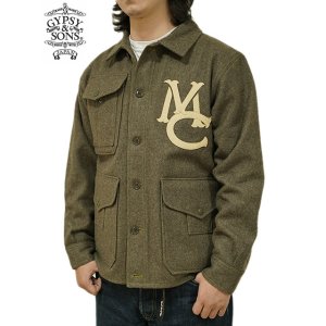 画像: 【 GYPSY & SONS（ジプシー&サンズ） 】　マッキーノクルーザー　[ MELTON MACKINAW CRUISER ] [ KHAKI ] 