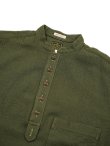 画像3: 【 GYPSY & SONS（ジプシー&サンズ） 】　ウォッシュドウールプルオーバーシャツ 　[ WASHED WOOL PULL OVER SHIRTS ] [ KHAKI ]