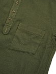 画像4: 【 GYPSY & SONS（ジプシー&サンズ） 】　ウォッシュドウールプルオーバーシャツ 　[ WASHED WOOL PULL OVER SHIRTS ] [ KHAKI ]