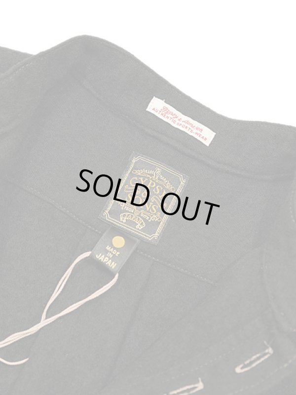 画像8: 【 GYPSY & SONS（ジプシー&サンズ） 】　ウォッシュドウールプルオーバーシャツ 　[ WASHED WOOL PULL OVER SHIRTS ] [ BLACK ]