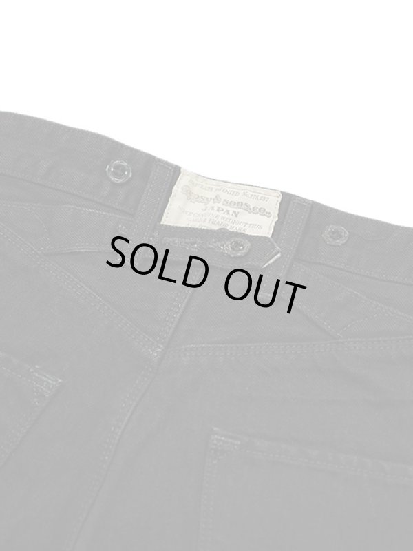 画像11: 【 GYPSY & SONS（ジプシー&サンズ） 】　ニューキールマンパンツ　[ N/KEELMAN PANTS ] [ BLACK ]