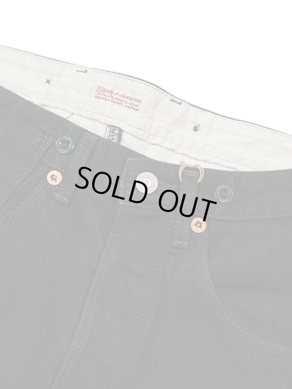 画像3: 【 GYPSY & SONS（ジプシー&サンズ） 】　ニューキールマンパンツ　[ N/KEELMAN PANTS ] [ BLACK ]