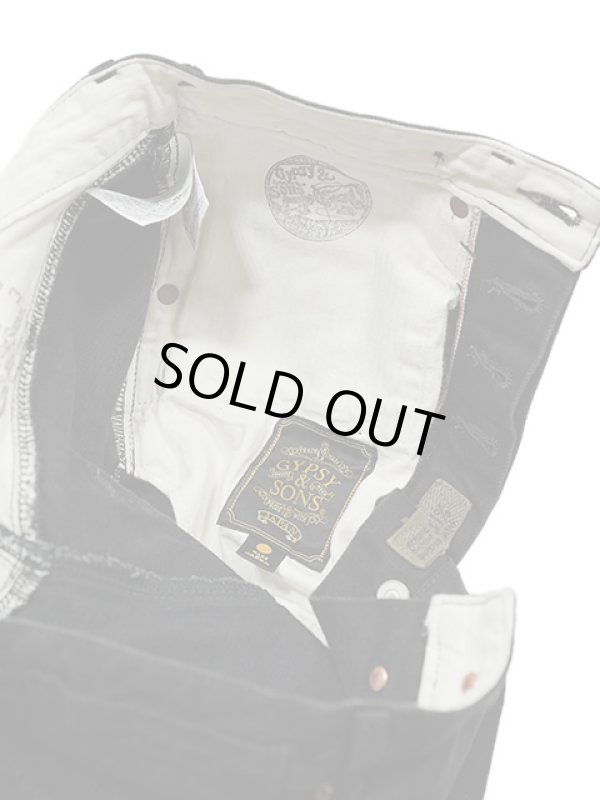 画像6: 【 GYPSY & SONS（ジプシー&サンズ） 】　ニューキールマンパンツ　[ N/KEELMAN PANTS ] [ BLACK ]