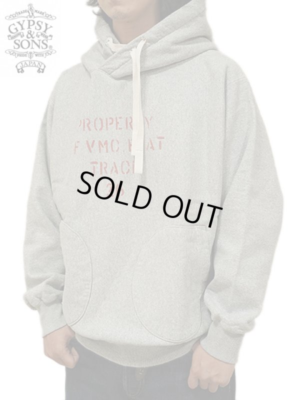 画像9: 【 GYPSY & SONS（ジプシー&サンズ） 】　スウェットフーディー　[ 80 SWEAT HOODIE ] [ PT STENCIL ] [ BLACK ] 