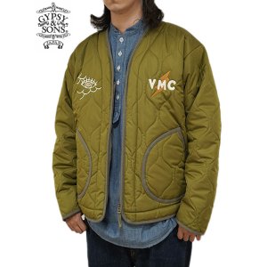 画像: 【 GYPSY & SONS（ジプシー&サンズ） 】　VMC エンブロイドライナージャケット　[ VMC EMBROID LINER JKT ] [ OLIVE ]