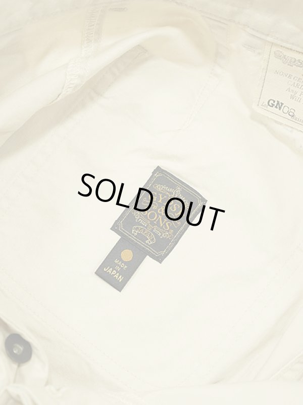 画像7: 【 GYPSY & SONS（ジプシー&サンズ） 】 40s  NEP BACK CHINO TROUSERS [ OFF WHITE ]