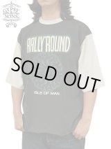 画像: 【 GYPSY & SONS（ジプシー&サンズ） 】　プリント5分袖T-Shirts　[ TWO TONE 5/S TEE ] [ LARRY ] [ CHARCOAL x WHITE ] 【 メール便可 】