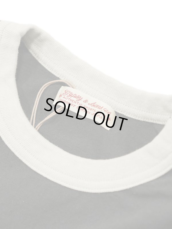 画像10: 【 GYPSY & SONS（ジプシー&サンズ） 】　プリント5分袖T-Shirts　[ TWO TONE 5/S TEE ] [ LARRY ] [ CHARCOAL x WHITE ] 【 メール便可 】