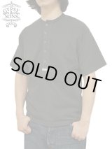 画像: 【 GYPSY & SONS（ジプシー&サンズ） 】　ヘンリーネックT-Shirts　[ CLASSIC BIB HENLEY TEE ] [ BLACK ] 【 メール便可 】
