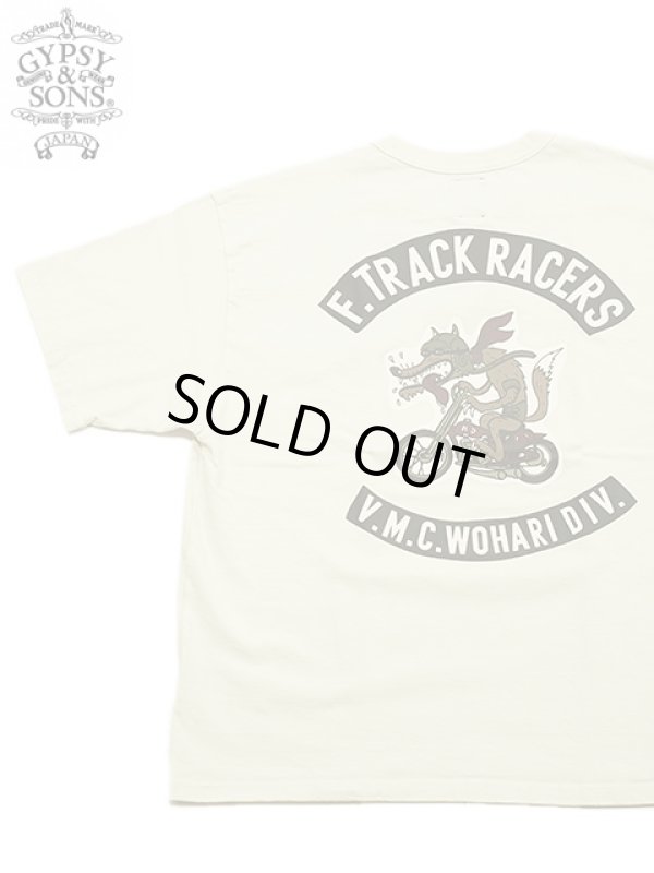 画像1: 【 GYPSY & SONS（ジプシー&サンズ） 】　プリントT-Shirts　[ PRINT TEE ] [ VMC MOTORCLUB ] [ IVORY ] 【 メール便可 】