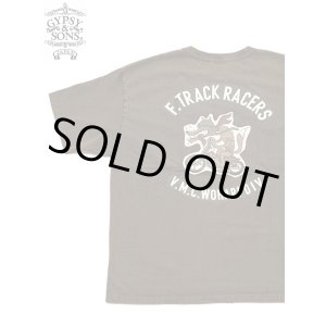 画像: 【 GYPSY & SONS（ジプシー&サンズ） 】　プリントT-Shirts　[ PRINT TEE ] [ VMC MOTORCLUB ] [ CHARCOAL ] 【 メール便可 】