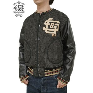 画像: 【 GYPSY & SONS（ジプシー&サンズ） 】　VMC ツートン ビーチクロス スポーツ ジャケット　[ VMC TWO-TONE BEACH CROTH SPORTS JACKET ] [ BLACK ]