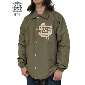 画像: 【 GYPSY & SONS（ジプシー&サンズ） 】　V.M.C コーチジャケット　[ V.M.C 60/40 COACH JKT ] [ KHAKI ] 