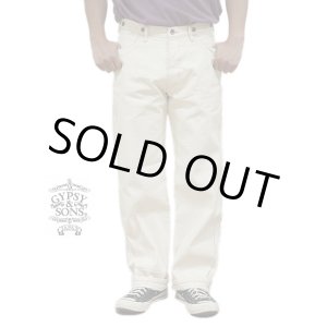画像: 【 GYPSY & SONS（ジプシー&サンズ） 】 アーミーダックロガーパンツ　[ 15oz Army Duck Old Rogger Pants ] [ NATURAL ]