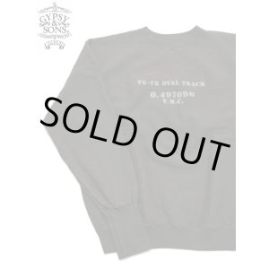 画像: 【 GYPSY & SONS（ジプシー&サンズ） 】　ダービースウェット　[ 80 DERBY SWEAT ] [ STENCIL ] [ BLACK ] 