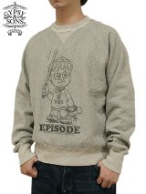 画像: 【 GYPSY & SONS（ジプシー&サンズ） 】　ハチマル スウェット ブイクルー エピソード　[ 80 SWEAT V CREW ] [ EPISODE ]