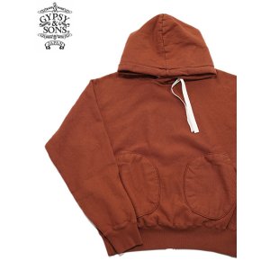 画像: 【 GYPSY & SONS（ジプシー&サンズ） 】　ハチマル スウェット フーディ　[ 80 SWEAT HOODIE ][ RED ] 