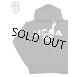 画像: 【 GYPSY & SONS（ジプシー&サンズ） 】　スウェットフーディー　[ 80 SWEAT HOODIE ] [ MCAA ] [ BLACK ] 