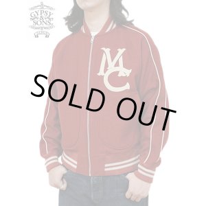 画像: 【 GYPSY & SONS（ジプシー&サンズ） 】　スタジアムジャケット　[ CHEER STADIUM JKT ] [ RED ] 