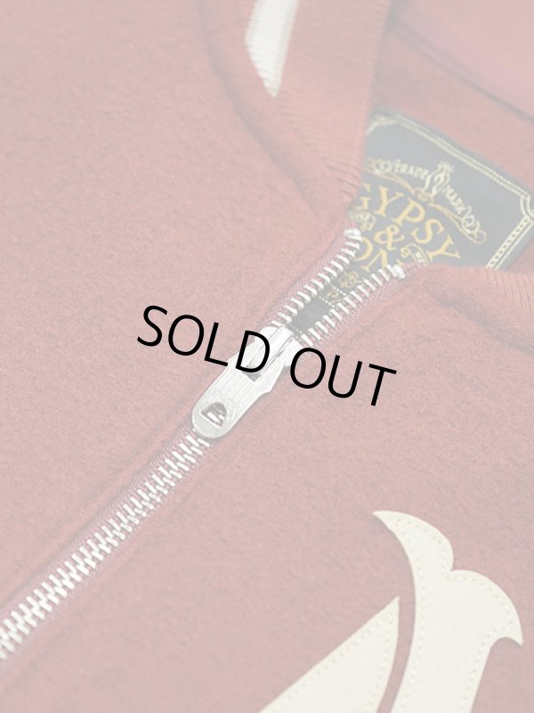 画像7: 【 GYPSY & SONS（ジプシー&サンズ） 】　スタジアムジャケット　[ CHEER STADIUM JKT ] [ RED ] 