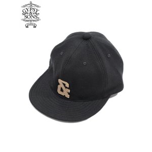 画像: 【 GYPSY & SONS（ジプシー&サンズ） 】　ウールキャップ　[ WOOL CAP BROWNIE CAPS ] [ BLACK ] 【 メール便可 】