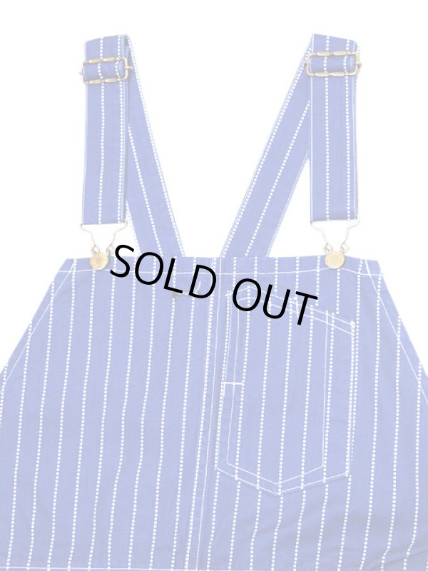 画像3: 【 HEAD LIGHT（ヘッドライト） 】 【 9oz. 】 ウォバッシュストライプオーバーオール [ WABASH STRIPE LOW BACK OVERALLS ] [ 実名復刻モデル ]